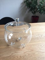 Glas, Punch bowle med låg