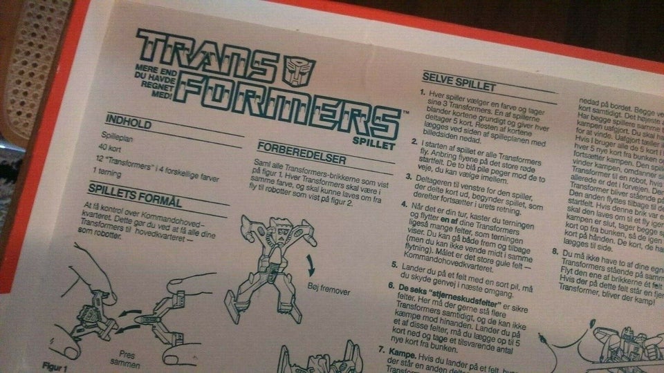 TRANSFORMERS, Familiespil, brætspil