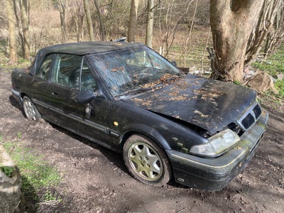 Rover 216, 1,6 Cabriolet, Benzin, 1996, sort, 2-dørs, uden afgift, Kender ikke model og årgang, har 