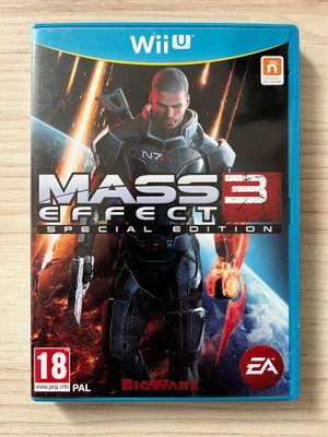 Mass Effect 3 (Special Edition), Nintendo Wii U, Spillet er testet og virker som det skal.

Fragt ti