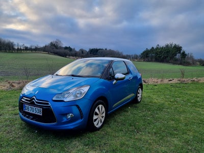 Citroën DS3, 1,6 e-HDi 90 Style, Diesel, 2012, km 262000, blå, nysynet, aircondition, ABS, airbag, 3