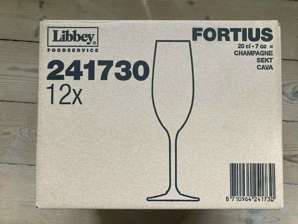 Glas, Champagneglas, Libbey Fortius