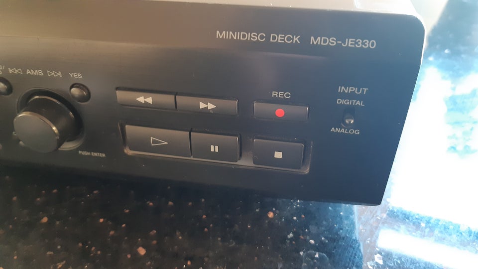 Minidisc afspiller, Sony, MDS-JE330