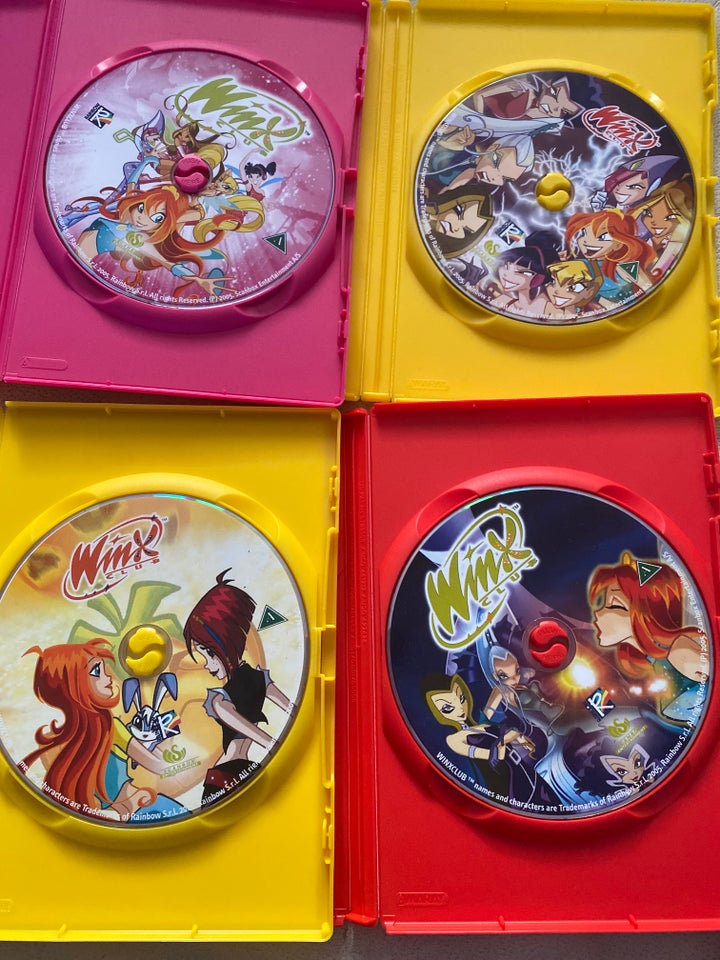 Winx Club, DVD, tegnefilm