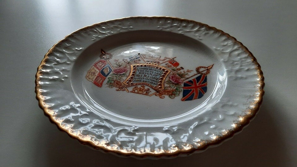 Porcelæn, Tallerken, William Lowe of Longton England
