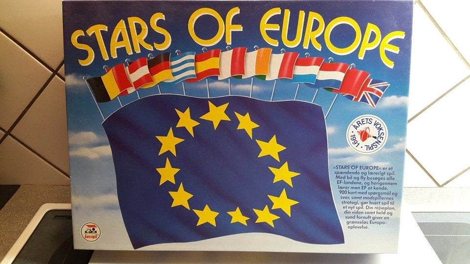 STARS OF EUROPE ÅRTES SPIL 1991, brætspil