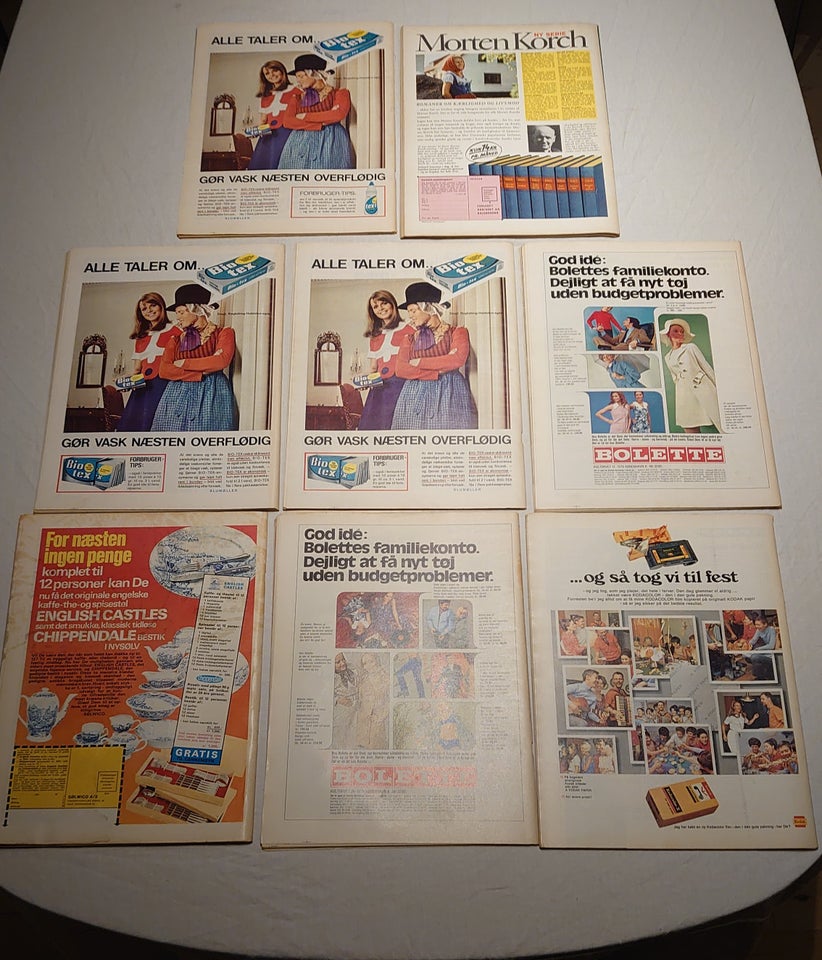 8stk Familie Journal fra 1970 og 1966., Blad