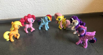 My Little Pony, 6 stk My Little Pnoy, Hasbro 2017, 6 stk My Little Pony fra Hasbro 2017
Flotte og ve