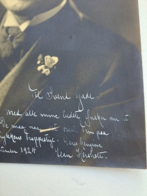 Autografer, Jean Hersholt, Som nævnt 