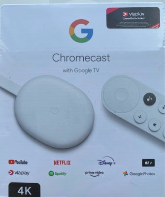 chromecast 4K, Google, Perfekt, Chromecast 4K Google, Nyt