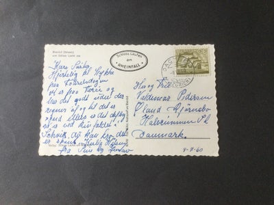Schweiz, Postkort år 1960