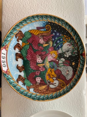Porcelæn, Juleplatte, Bing og Grøndahl, Juleplatte - juletallerkner. Pris er 99 kr. pr. Stk.. kan se