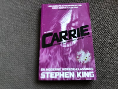 Carrie, Stephen King, genre: krimi og spænding, Carrie er en genert 17-årig pige, som føler sig enso