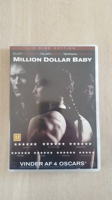 Million dollar baby, DVD, drama, Million dollar baby
Med Clint Eastwood. Hilary Swank og Morgan Free