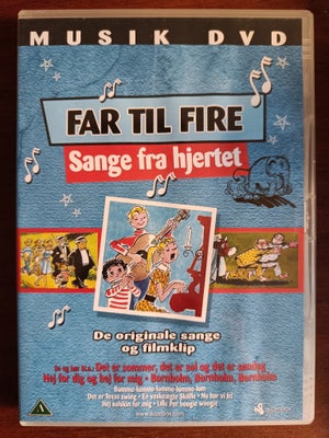 DVD, andet, Far Til Fire Sange Fra Hjertet
Som ny

De originale sange og filmklip

51 min. underhold
