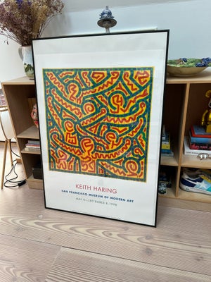 Tryk , Keith Haring, Keith Haring plakat fra San Francisco Museum of Modern Art - 1998

Selve printe