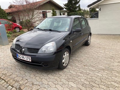 Renault Clio II, 1,2 8V Basic, Benzin, 2006, km 199000, sortmetal, nysynet, aircondition, airbag, 5-