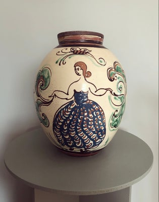 Keramik, Vase sjælden vintage , Kähler, Virkelig smuk & stor vintage Kähler vase, som er meget sjæld
