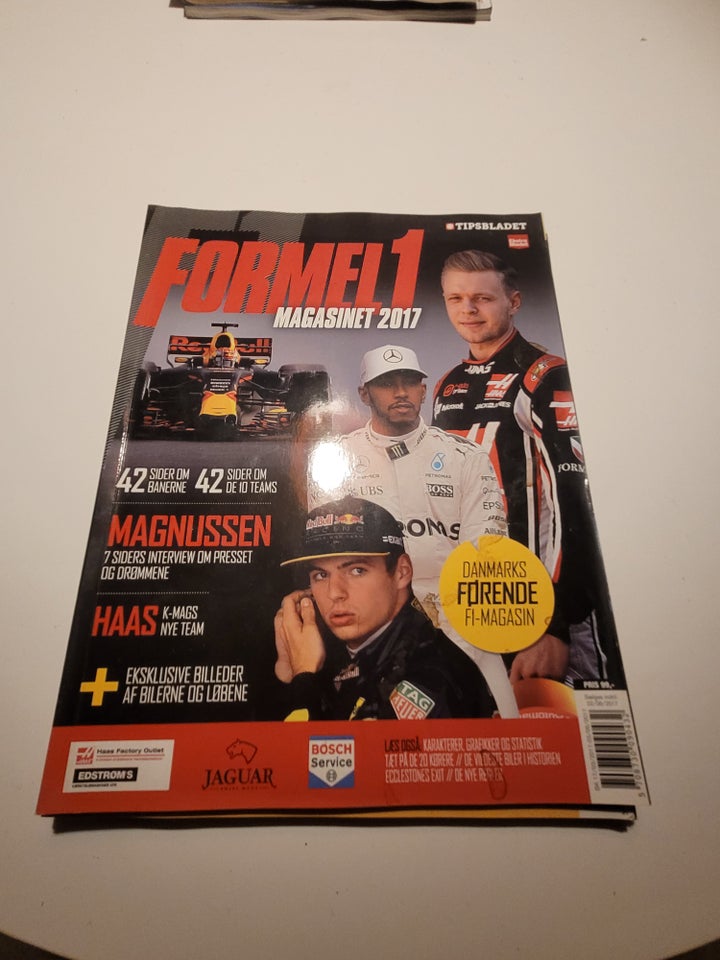 Formel 1, Magasin