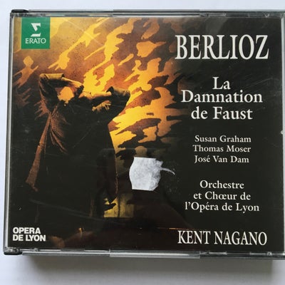 Hector Berlioz : La Damnation De Faust  (2CD), klassisk, 
Erato – 0630-10692-2

cder og booklet i go