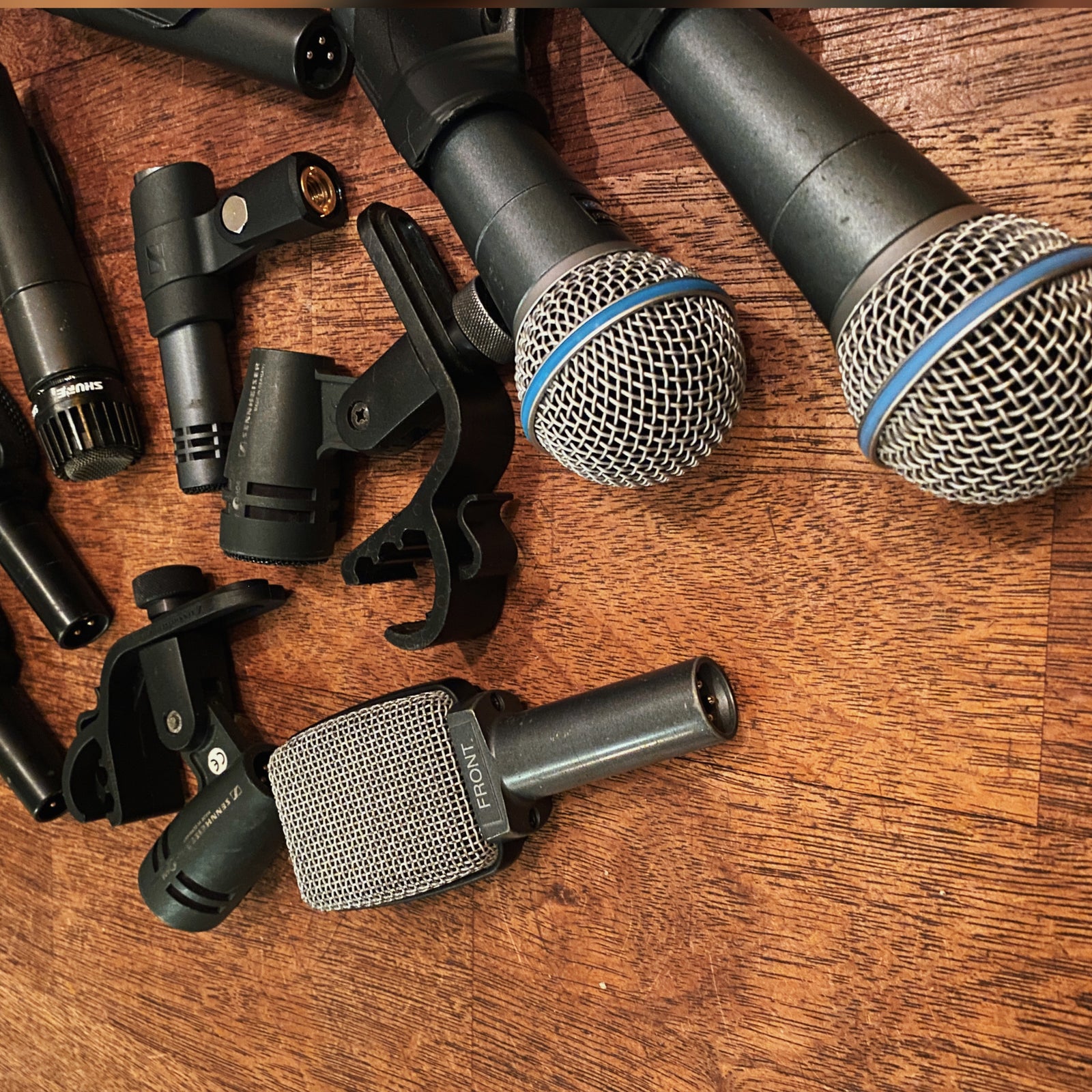 Mikrofoner, Shure og Sennheiser E906, E606