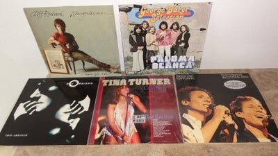 LP,  Roy Orbison, Tina Turner,Simon and Garfunkel, ,  , 5 fine LP`er fra 60`erne og 70`erne, Rock, C