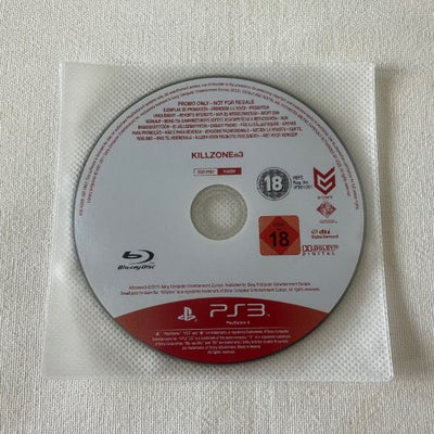 KillZone 3, PS3, Promo udgave

Sender gerne