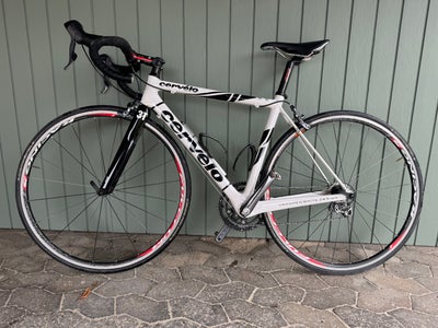 Herreracer, Cervélo R3, 49 cm stel, Carbon. Velholdt cykel, med ekstra hjulsæt Shimano Dura-Ace Carb
