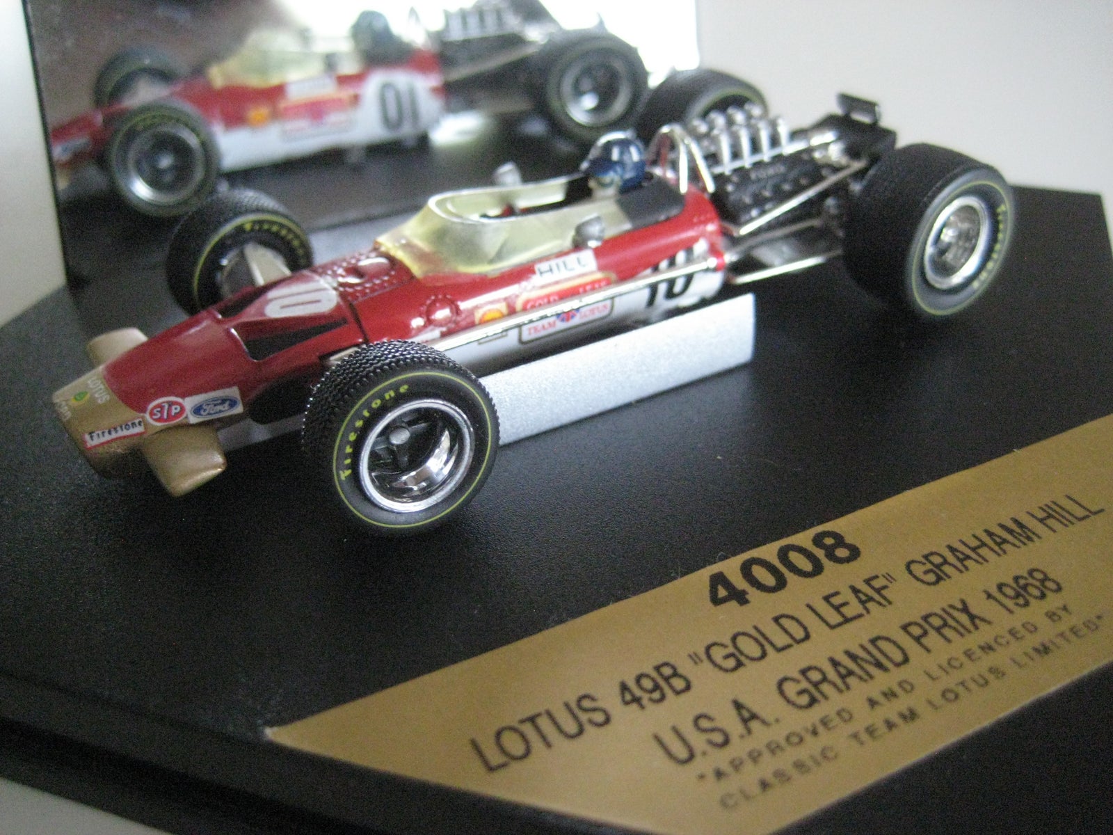 品質保証 LOTUS49B 4011,4012 Quartzo GOLD 69 LEAF ミニカー