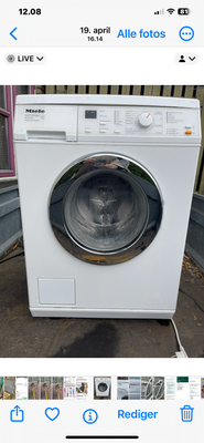 Miele vaskemaskine, Softtronic W 3241, vaske/tørremaskine, Patenteret kvalitets vaskemaskine. Virker