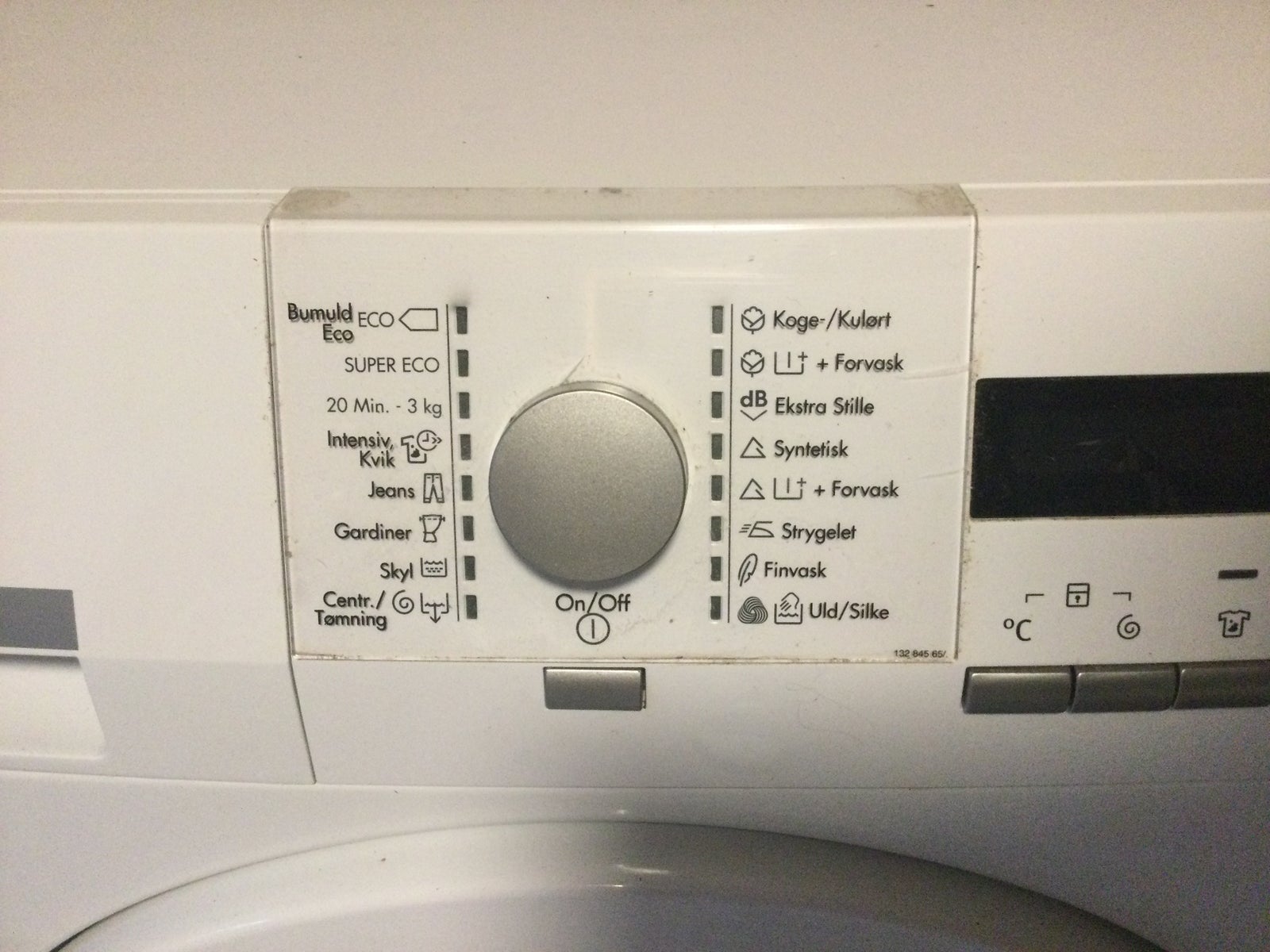 AEG vaskemaskine, L73483FL, frontbetjent