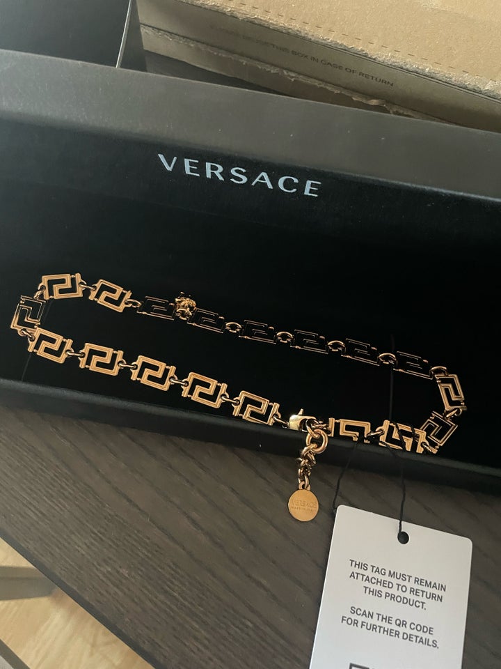 Halskæde, guld, Versace