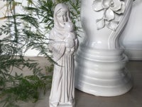 Keramik, Hvid Madonna med barn , IB Laursen