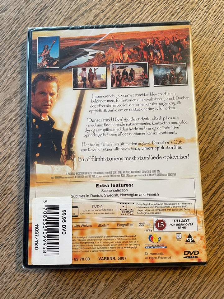 Dances With Wolves - Director’s Cut (NY!), DVD, western