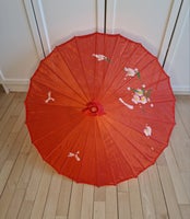 Kinesisk Parasol Rød