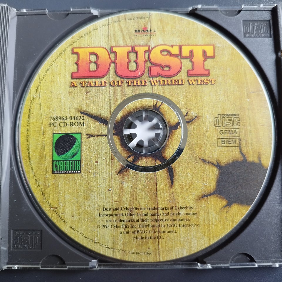 DUST.A Tale of the wired west., til pc, action