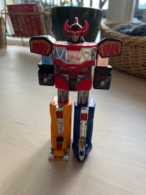 Legetøj, Power Ranger, 1991 Bandai Mighty Morphin Power Rangers 9" Megazord Vintage. Desværre mangle