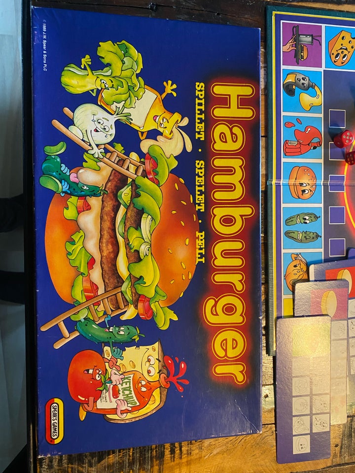 Hamburger , Familiespil, brætspil