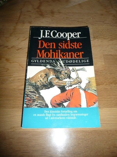 Den sidste Mohikaner, J.F.Cooper, genre: roman