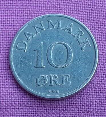 Danmark, mønter, 10 øre