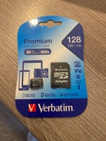 MicroSD-kort , Verbatim, 128 GB