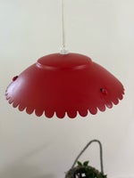 Pendel, Rød vintage lampe