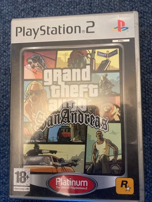 Grand Theft auto San Andreas, PS2, PS2 spil Grand Theft auto San Andrea