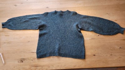 Sweater, Vintage retro, str. 40, petroleum, God men brugt, 43  
Vintage sweater M. Petroleum uld, tr