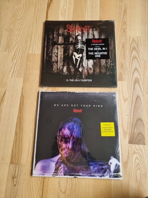 LP, Slipknot, The Gray Chapter / We Are Not Your Kind, Metal, 2 LP'er med Slipknot sælges samlet. 
D
