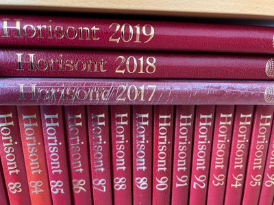 Bøger og blade, Horisont fra 1973 til 2019, Meget fin samling af Horisont fra 1972 til 2019. Det er 