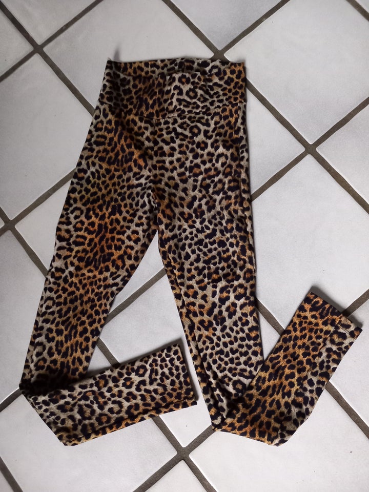 Leggings, 146, Bukser med leopard mønster