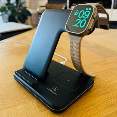 Oplader, Perfekt, 20W fastcharger 3 i 1 oplader til iPhone, Apple Watch og AirPods 

Har fået en ny 
