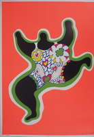 Grafisk tryk, Niki de Saint Phalle, motiv: Abstrakt