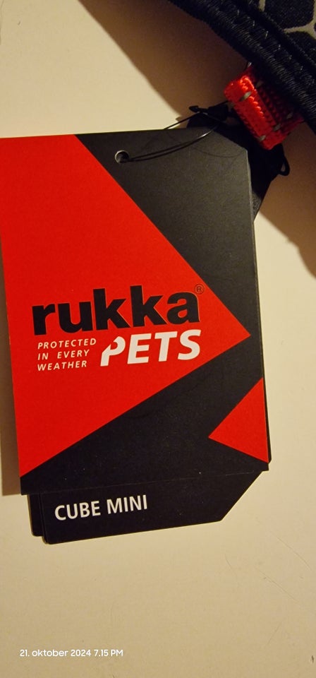 Hundesele, Rukka® Cube Mini Hundesele, rød